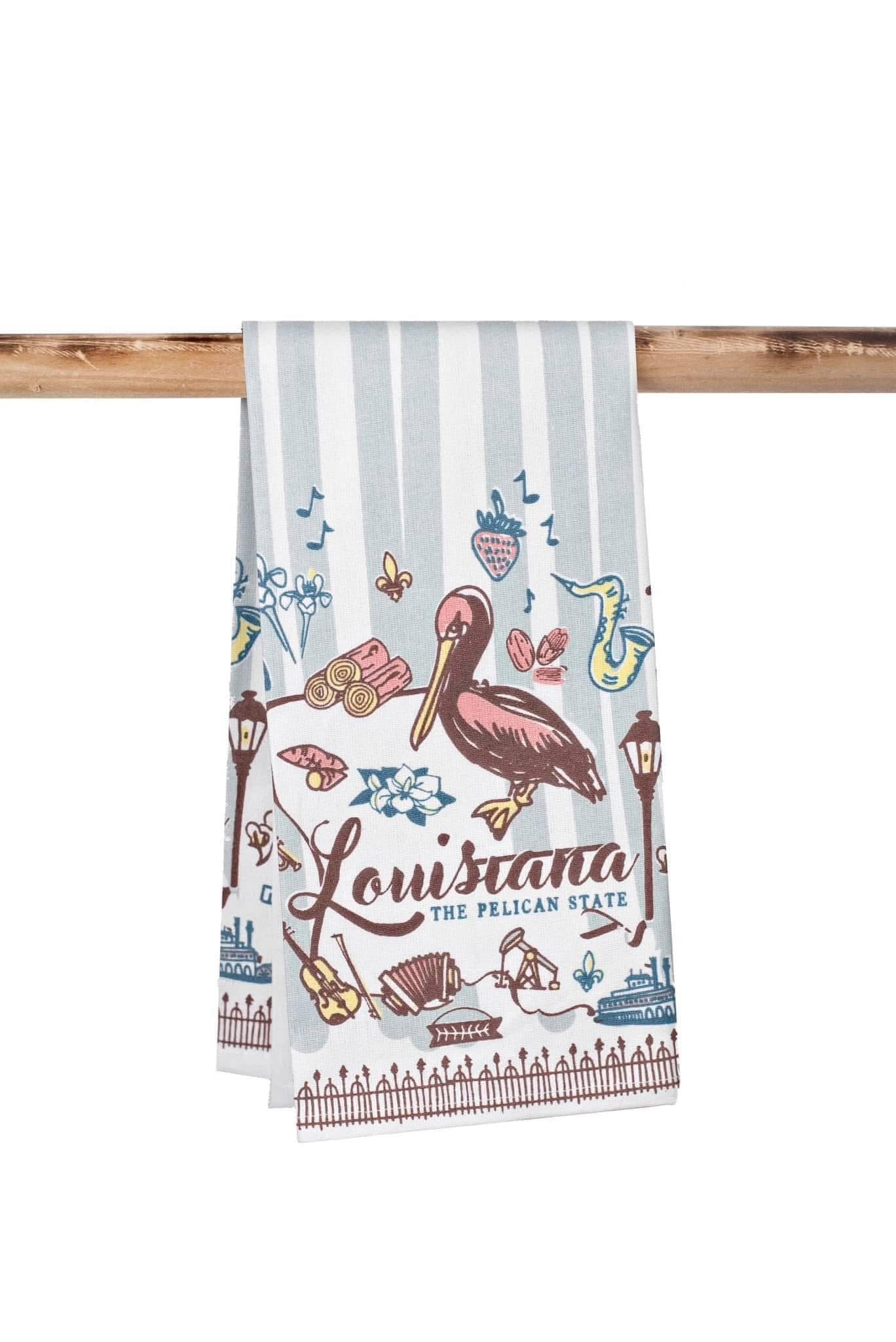 Pelican State Tea Towel
