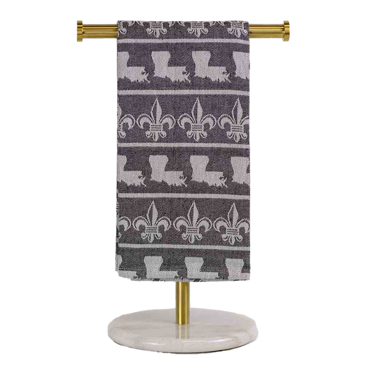 Louisiana and FDL Black Towel
