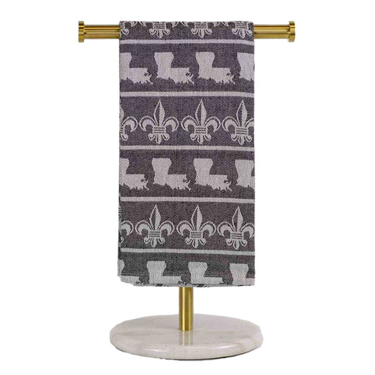 Louisiana and FDL Black Towel