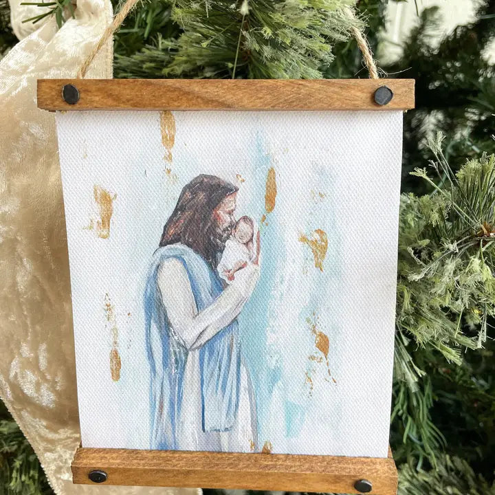 Jesus and Baby Ornament