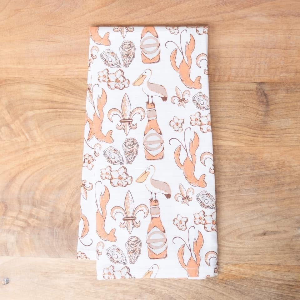 Cajun Dreams Tea Towel