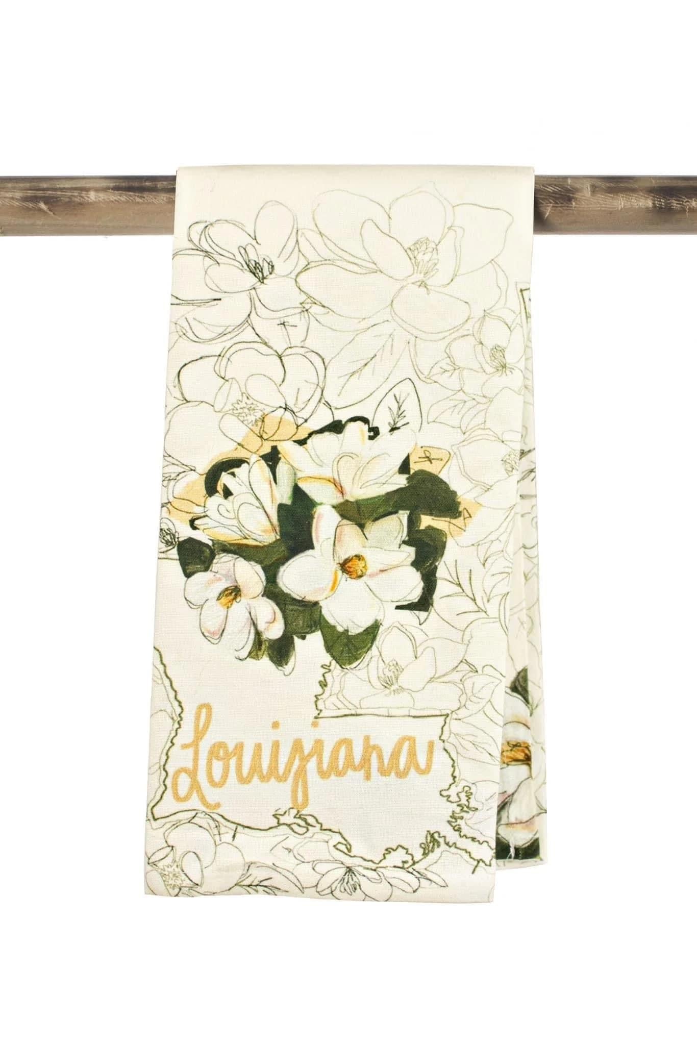 Magnolia Tea Towel