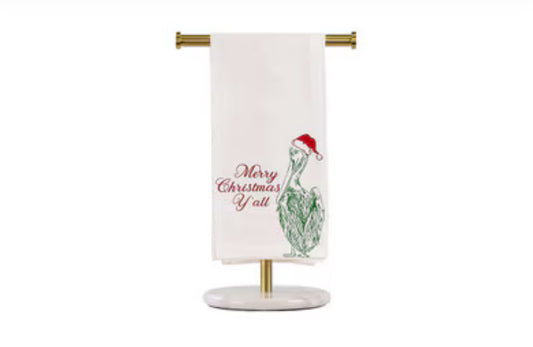 Merry Christmas Ya’ll Tea Towel