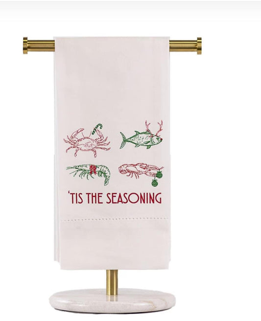Tis the Seasoning Tea Towel