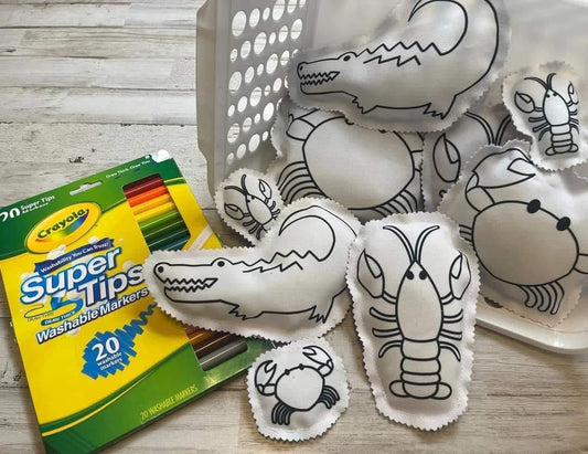 Cajun coloring set